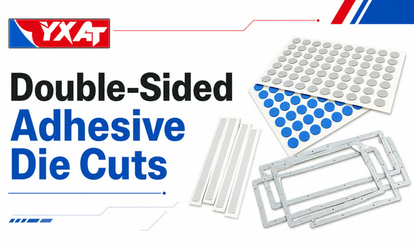 Double-sided adhesive die cuts